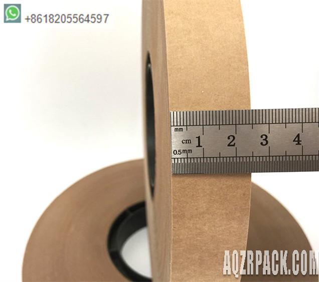 20mm width brown paper band roll for paper banding machine use