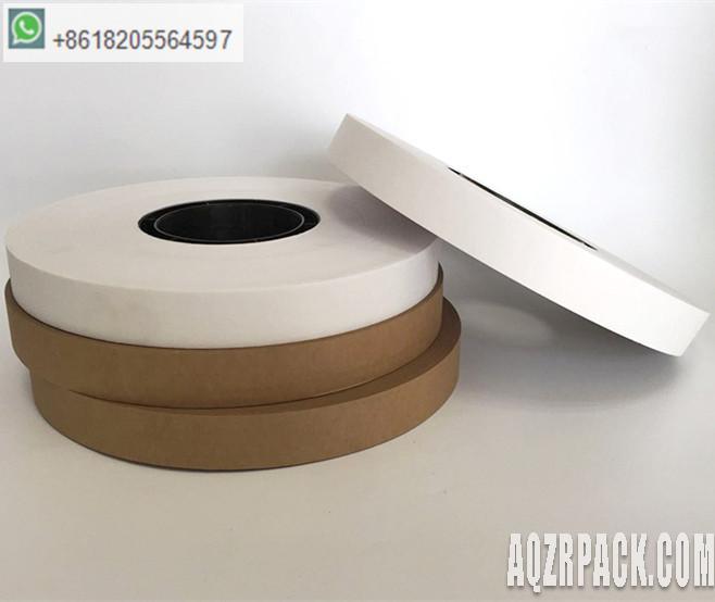 20mm width brown paper band roll for paper banding machine use