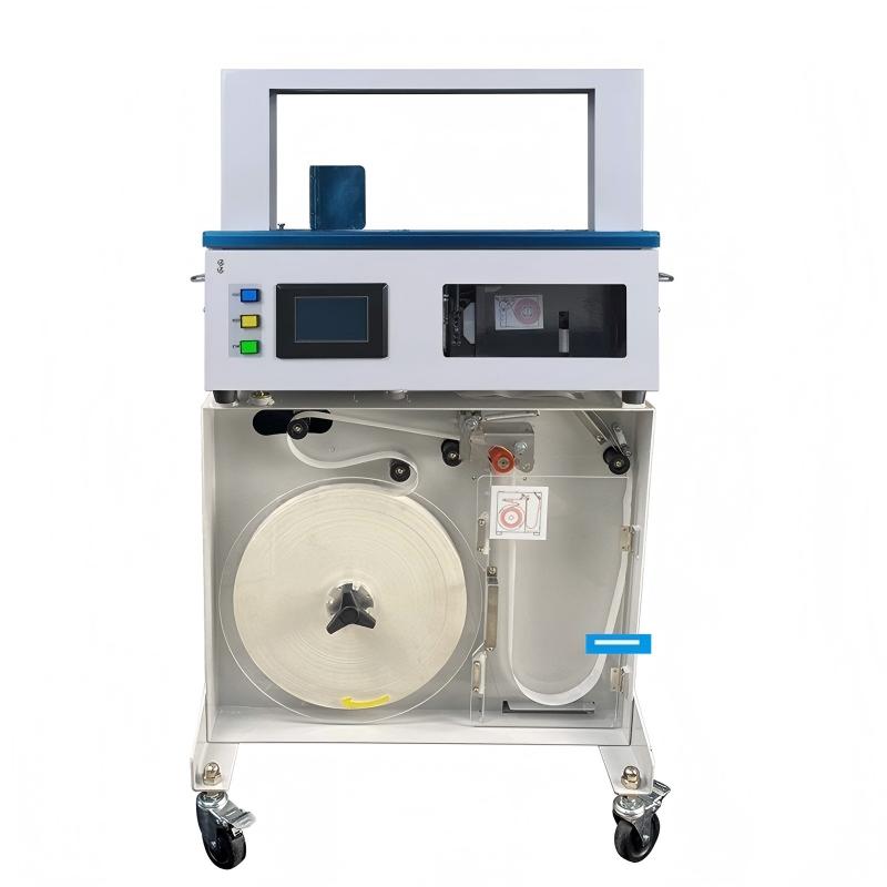 Paper or plastic banding machine for band pack